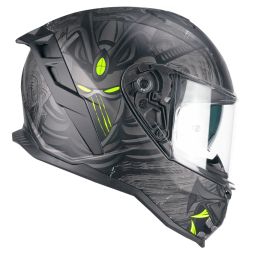 Casco Integrale CGM 363S SHOT NIPPO Nero Giallo Fluo Opaco