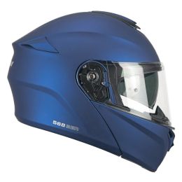 Casco Modulare CGM 568A BER Mono Blu Satinato Lucido