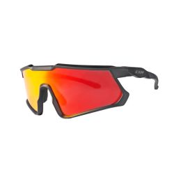 CGM 771A HIT Iridium Plus Black Red Lens Approved Bike and Ski Goggles