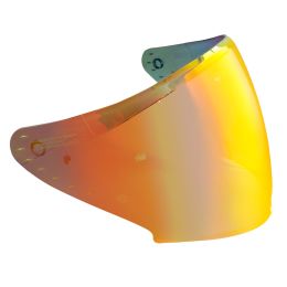 Roter schillernder Visier für CGM 127 DEEP Jet Helm