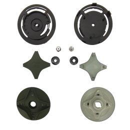 Kit Fissaggio Visiera Verde Opaco per Casco Jet CGM 169 ILLI