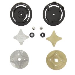 Kit Fissaggio Visiera Bianco per Casco Jet CGM 169 ILLI