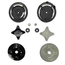 Kit Fissaggio Visiera Nero per Casco Jet CGM 169 ILLI
