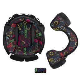 Complete Black Interior Graphic Helmet CGM 261 MINI Size JXL