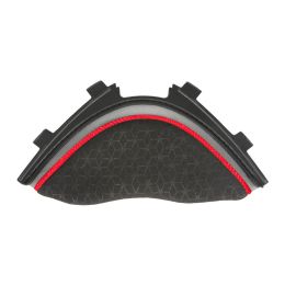 Schwarze Rote Abdeckblende Helm CGM 560 MAD