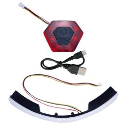 CGM 890 TRAIL White Red Front and Rear LED Light Kit