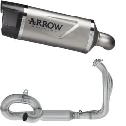 ARROW Indy Race EVO Silencieux Slip-On Racing Carbone Capuchon Titane pour Kawasaki Z 650