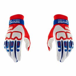 100% LANGDALE Motocross-Handschuhe Rot/Weiß/Blau