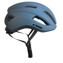 Zugelassener Fahrradhelm CGM 851G CENTRO URBAN Mattschwarz Hellblau