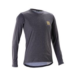 Maglia tecnica donna MTB LEATT Gravity 3.0 maniche lunghe Enduro grigio
