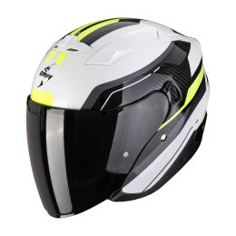 Casco jet urbano Scorpion EXO-230 Hipe bianco giallo fluo