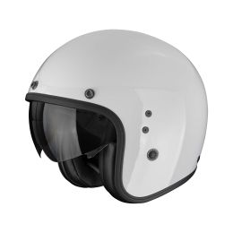 Casco jet cafe racer Scorpion EXO BELFAST EVO Solid grigio chiaro