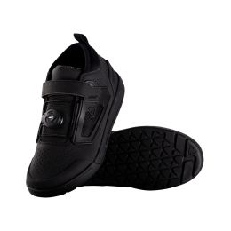 Scarpe MTB LEATT Proflat 3.0 nero V26 con allacciatura MOZ mescola RideGrip™ Pro