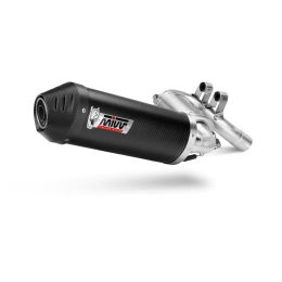 MIVV Oval Slip-on Auspuff genehmigt in Carbon für BMW F 900 XR 2025