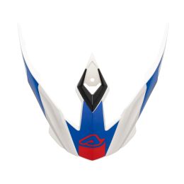 Visière ACERBIS blanche/bleue/rouge pour casque FLIP 22-06