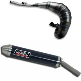 GIANNELLI Auspuff Enduro/Cross 2T Carbon Schalldämpfer für Beta RR 50 Enduro/Motard