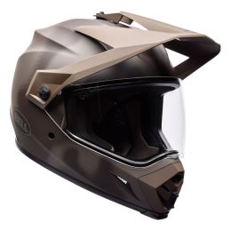 Casco enduro dual road BELL Mx-9 Adventure Mips Compass marrone opaco