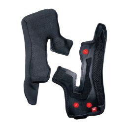 Coppia Guanciali Nero Casco CGM 333 ONYX Taglia XS