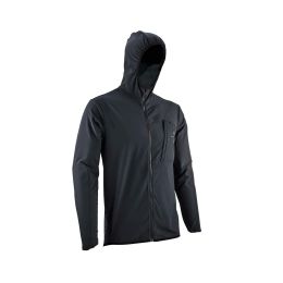 LEATT Trail 1.0 MTB Jacke Schwarz Winddicht Wasserdicht und Atmungsaktives Material