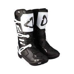 Stivali moto LEATT Moto 3.5 2023 bianco nero chiusura SideLock