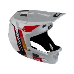 Casque de VTT LEATT Gravity 2.0 Coque en polymère blanche Certifié ASTM Turbine 360°