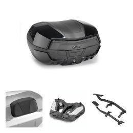 GIVI MAXIA 5 Smoke Black Topcase-Kit 58L für BMW R 12 G/S