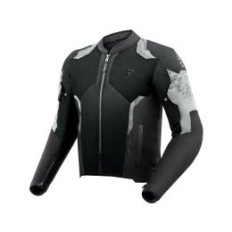 REBELHORN JAX Black/Grey Motorcycle Jacket for Men