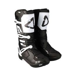 Stivali bambino LEATT Moto 3.5 2024 bianco nero chiusura SideLock