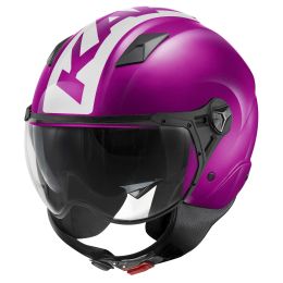 KAPPA KV57 Striker Demi-Jet Helm violett weiß