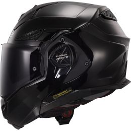 Casco Modulare Reversibile LS2 FF901 ADVANT-X Solid Nero Lucido