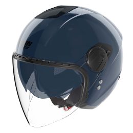Casco jet urbano NOLAN N20-2 Visor Classico Nobile 312 blu profondo lucido
