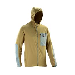 LEATT Windblock 1.0 MTB Windbreaker Jacket Slim Fit Waterproof Brown
