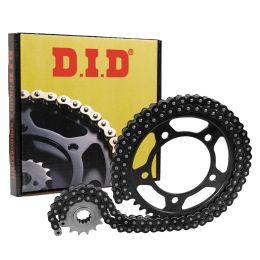 DID Übertragungskit Schwarze Kette 130 Glieder P428 Stahl ahnrad 55 und 19z Ritzel