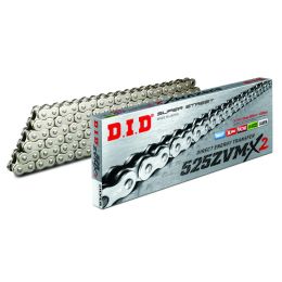 Catena trasmissione DID X-Ring 525ZVMX2/110 argento giunto a rivetto