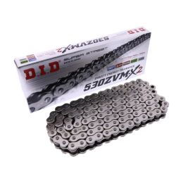 Catena trasmissione DID X-Ring 530ZVMX2/112 argento giunto a rivetto