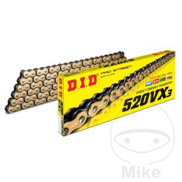 KETTE DID GOLD-SCHWARZ 520VX3/102 RIVET