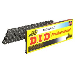 Catena DID NZ aperta 114 maglie 530 grigia con clip chiusura