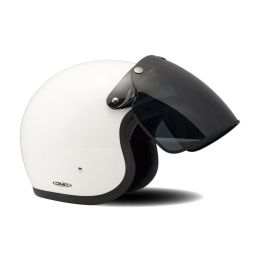 Dunkelrauch Klappvisier 3 Knöpfe für Vintage/Retro Jet-Helm