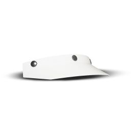 Weißes 3-Knopf Off-Road-Visier für DMD Retro Seventyseven Racer Helm