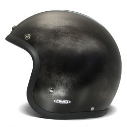 Jet Helmet DMD Vintage Handmade Fulmine Black