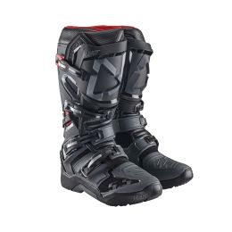 Stivali moto LEATT Moto 5.5 FlexLock Enduro Graphene nero chiusura SideLock