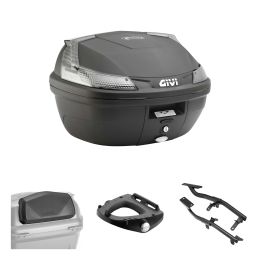 Kit bauletto GIVI B37 BLADE TECH nero fumè 37L per TRIUMPH SPEED TWIN ABS