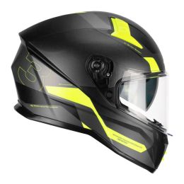 Integralhelm CGM 333G ONYX Sport Schwarz Fluo Gelb Matt