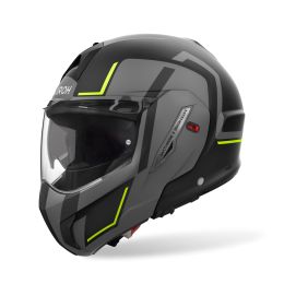 Casque Modulable AIROH Mathisse II Genius Jaune Gris Noir Mat