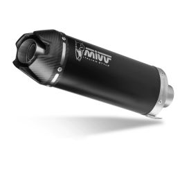Vollständiger MIVV AK-1 schwarzer Auspuff mit Carbon-Endkappe für HONDA CBR 650 R