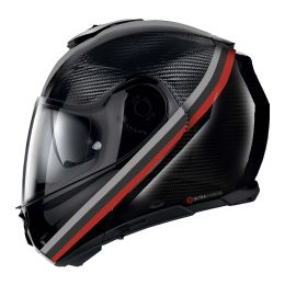 NOLAN X-1005 Ultra Carbon Gemini Modularer Helm 350 schwarz rot