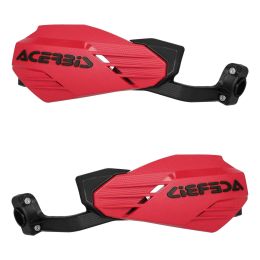 ACERBIS Garde-mains fermés Rouge/Noir Moto-X