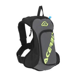 ACERBIS AQUA Rucksack schwarz/grau mit einem Volumen von 5L und Trinkblase