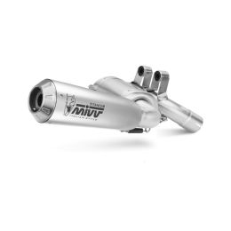 MIVV X-m1 Slip-On-Auspuff genehmigt in Titan für BMW F 900 XR 2025