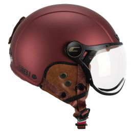 Casco Omologato Sci e E-Bike CGM 801V EBI VINTAGE Bordeaux Satinato